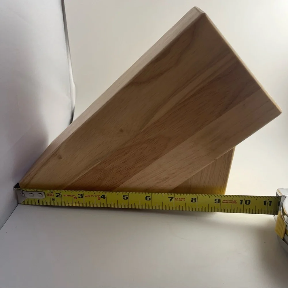 J.A. Henckels International 9 slot Hardwood Knife Storage Block